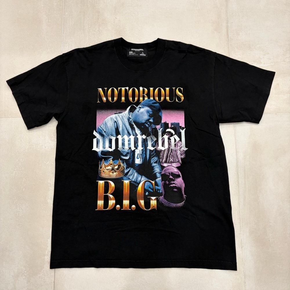 DOM REBEL « BIGGIE » BOXY T SHIRT